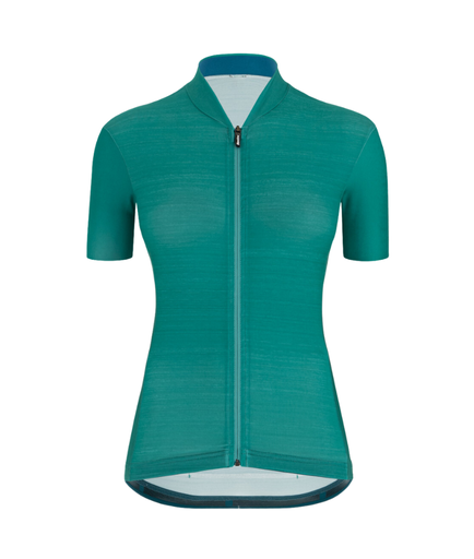 SANTINI 21S COLOR S/S JERSEY FOR WOMEN PETROLIO/TEAL SIZE M (1S940L75COLOR)