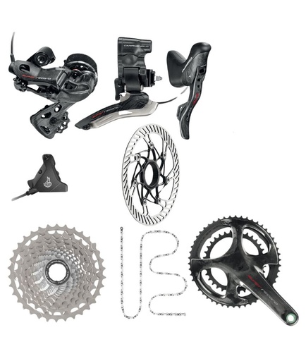 [CAMP-SPRECORD-EPS-12S-DB] Super Record EPS 12S Disc Brake Groupset (Crank 170 52-36 / 11-32, Rotor 140/160)