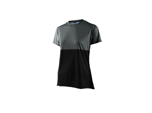 [S357582003] Lilium Short Sleeve Jersey (Md, Block Green/Black)