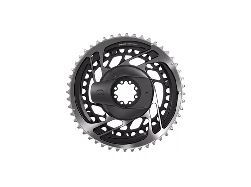 [00.3018.302.000] Power Meter KIT DM 52/39T Red Axs D1 Grey (Includes Power Meter w Integrated Chainrings, Red AXS 2-Position Front Derailleur)