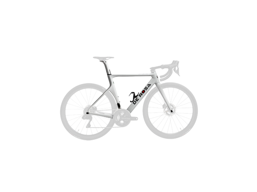 [00026032400] Sk Disk Pininfarina Frame With Accessories + N° 5 Metron Handlebar Painted + Thru Axle (54, White)