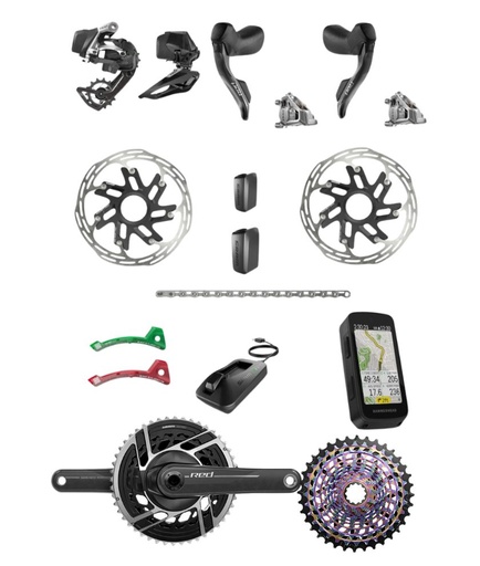 [00012082420] Groupset All New Sram Red E1 Non PM 170mm / 5037T / 10-36 R