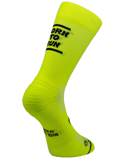 Running Socks Born To Run Yellow